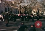 Image of flag-draped casket Washington DC USA, 1963, second 27 stock footage video 65675039219