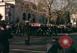 Image of flag-draped casket Washington DC USA, 1963, second 29 stock footage video 65675039219