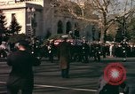 Image of flag-draped casket Washington DC USA, 1963, second 30 stock footage video 65675039219
