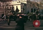 Image of flag-draped casket Washington DC USA, 1963, second 33 stock footage video 65675039219