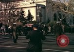 Image of flag-draped casket Washington DC USA, 1963, second 34 stock footage video 65675039219
