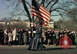 Image of flag-draped casket Washington DC USA, 1963, second 40 stock footage video 65675039219