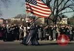 Image of flag-draped casket Washington DC USA, 1963, second 41 stock footage video 65675039219
