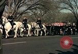 Image of flag-draped casket Washington DC USA, 1963, second 50 stock footage video 65675039219