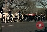 Image of flag-draped casket Washington DC USA, 1963, second 51 stock footage video 65675039219