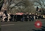 Image of flag-draped casket Washington DC USA, 1963, second 54 stock footage video 65675039219