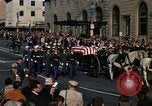 Image of John Kennedy's funeral cortege Washington DC USA, 1963, second 46 stock footage video 65675039251