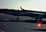Image of United States Air Force F-100 jet planes Andrews Air Force Base Maryland USA, 1963, second 10 stock footage video 65675039271
