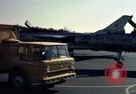 Image of United States Air Force F-100 jet planes Andrews Air Force Base Maryland USA, 1963, second 13 stock footage video 65675039271