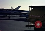 Image of United States Air Force F-100 jet planes Andrews Air Force Base Maryland USA, 1963, second 18 stock footage video 65675039271