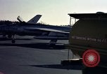 Image of United States Air Force F-100 jet planes Andrews Air Force Base Maryland USA, 1963, second 19 stock footage video 65675039271