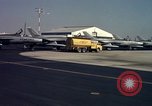 Image of United States Air Force F-100 jet planes Andrews Air Force Base Maryland USA, 1963, second 21 stock footage video 65675039271