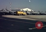 Image of United States Air Force F-100 jet planes Andrews Air Force Base Maryland USA, 1963, second 22 stock footage video 65675039271