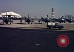 Image of United States Air Force F-100 jet planes Andrews Air Force Base Maryland USA, 1963, second 30 stock footage video 65675039271