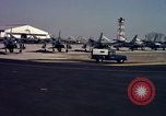 Image of United States Air Force F-100 jet planes Andrews Air Force Base Maryland USA, 1963, second 31 stock footage video 65675039271