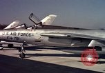 Image of United States Air Force F-100 jet planes Andrews Air Force Base Maryland USA, 1963, second 44 stock footage video 65675039271