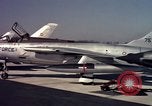 Image of United States Air Force F-100 jet planes Andrews Air Force Base Maryland USA, 1963, second 45 stock footage video 65675039271