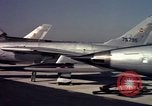 Image of United States Air Force F-100 jet planes Andrews Air Force Base Maryland USA, 1963, second 62 stock footage video 65675039271