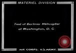 Image of Berliner helicopter Washington DC USA, 1925, second 14 stock footage video 65675039279