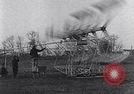 Image of failed ornithopter helicopter trying to fly Chicago Illinois USA, 1925, second 37 stock footage video 65675039280
