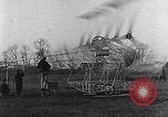 Image of failed ornithopter helicopter trying to fly Chicago Illinois USA, 1925, second 41 stock footage video 65675039280