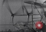 Image of failed ornithopter helicopter trying to fly Chicago Illinois USA, 1925, second 49 stock footage video 65675039280