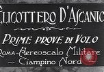 Standbild D'Ascanio D'AT3 Hubschrauber Ciampino Italien, 1930, aus Sekunde 3 historischem Filmmaterial Videoclip 65675039282