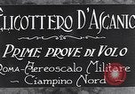 Standbild D'Ascanio D'AT3 Hubschrauber Ciampino Italien, 1930, aus Sekunde 4 historischem Filmmaterial Videoclip 65675039282