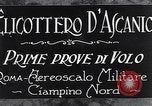 Standbild D'Ascanio D'AT3 Hubschrauber Ciampino Italien, 1930, aus Sekunde 7 historischem Filmmaterial Videoclip 65675039282