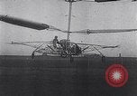 Standbild D'Ascanio D'AT3 Hubschrauber Ciampino Italien, 1930, aus Sekunde 19 historischem Filmmaterial Videoclip 65675039282