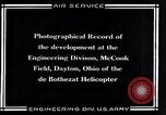 Standbild De Bothezat Hubschrauber Dayton Ohio USA, 1921, aus Sekunde 9 historischem Filmmaterial Videoclip 65675039283