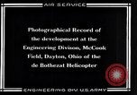 Standbild De Bothezat Hubschrauber Dayton Ohio USA, 1921, aus Sekunde 20 historischem Filmmaterial Videoclip 65675039283