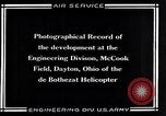 Standbild De Bothezat Hubschrauber Dayton Ohio USA, 1921, aus Sekunde 24 historischem Filmmaterial Videoclip 65675039283