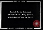 Standbild De Bothezat Hubschrauber Dayton Ohio USA, 1921, aus Sekunde 34 historischem Filmmaterial Videoclip 65675039283