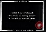 Standbild De Bothezat Hubschrauber Dayton Ohio USA, 1921, aus Sekunde 37 historischem Filmmaterial Videoclip 65675039283
