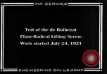 Standbild De Bothezat Hubschrauber Dayton Ohio USA, 1921, aus Sekunde 38 historischem Filmmaterial Videoclip 65675039283