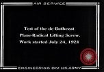 Standbild De Bothezat Hubschrauber Dayton Ohio USA, 1921, aus Sekunde 39 historischem Filmmaterial Videoclip 65675039283