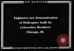 Standbild Leinweber Hubschrauber Chicago Illinois USA, 1922, aus Sekunde 9 historischem Filmmaterial Videoclip 65675039285
