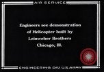 Standbild Leinweber Hubschrauber Chicago Illinois USA, 1922, aus Sekunde 10 historischem Filmmaterial Videoclip 65675039285