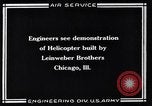 Standbild Leinweber Hubschrauber Chicago Illinois USA, 1922, aus Sekunde 14 historischem Filmmaterial Videoclip 65675039285