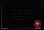 Standbild französische Hubschrauber Doemichen Belfort Frankreich, 1920, aus Sekunde 1 historischem Filmmaterial Videoclip 65675039286