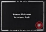 Standbild Pescara Hubschrauber Barcelona Spanien, 1923, aus Sekunde 6 historischem Filmmaterial Videoclip 65675039287
