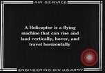 Standbild De Bothezat Hubschrauber Dayton Ohio USA, 1922, aus Sekunde 25 historischem Filmmaterial Videoclip 65675039289