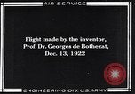 Immagine di Il Professor George De Bothezat McCook Field Dayton Ohio USA, 1922, secondo 1 filmato di repertorio 65675039290