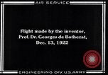 Immagine di Il Professor George De Bothezat McCook Field Dayton Ohio USA, 1922, secondo 9 filmato di repertorio 65675039290