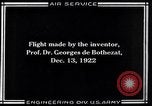 Immagine di Il Professor George De Bothezat McCook Field Dayton Ohio USA, 1922, secondo 10 filmato di repertorio 65675039290