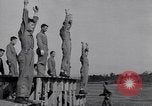 Image of United States Army parachutists Fort Benning Georgia USA, 1941, second 36 stock footage video 65675039294