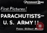 Image États-Unis 501e Bataillon Parachutiste Fort Benning Georgia USA, 1941, de la seconde 3 séquences d'archives historiques vidéo 65675039310