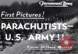 Image États-Unis 501e Bataillon Parachutiste Fort Benning Georgia USA, 1941, de la seconde 4 séquences d'archives historiques vidéo 65675039310