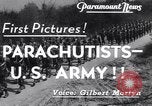 Image États-Unis 501e Bataillon Parachutiste Fort Benning Georgia USA, 1941, de la seconde 5 séquences d'archives historiques vidéo 65675039310